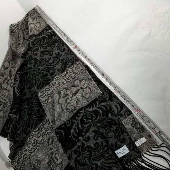 Aurora Paci Italia 100% Lana Wool Very Large Scarf - Picture 8 of 8